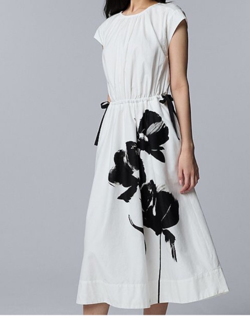 NWT Simply Vera Vera Wang Size Large (12-14) Tie-Waist Midi Dress